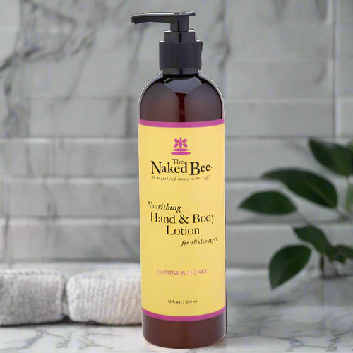 Naked Bee 12 oz. Jasmine & Honey Hand & Body Lotion