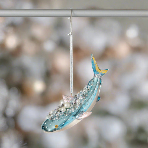 Sullivans IRIDESCENT WHALE ORNAMENT