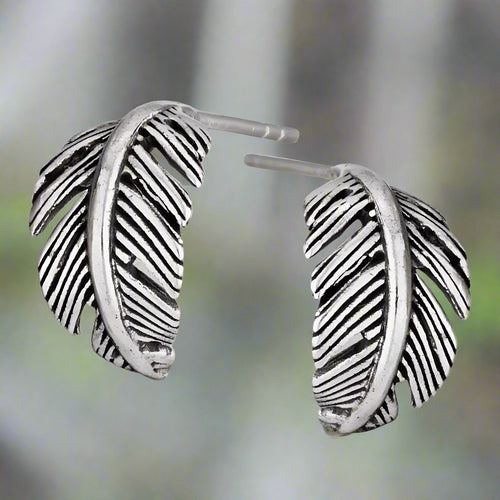 Tiger Mountain Jewelry Light As A Feather Sterling Silver Studs- E4625