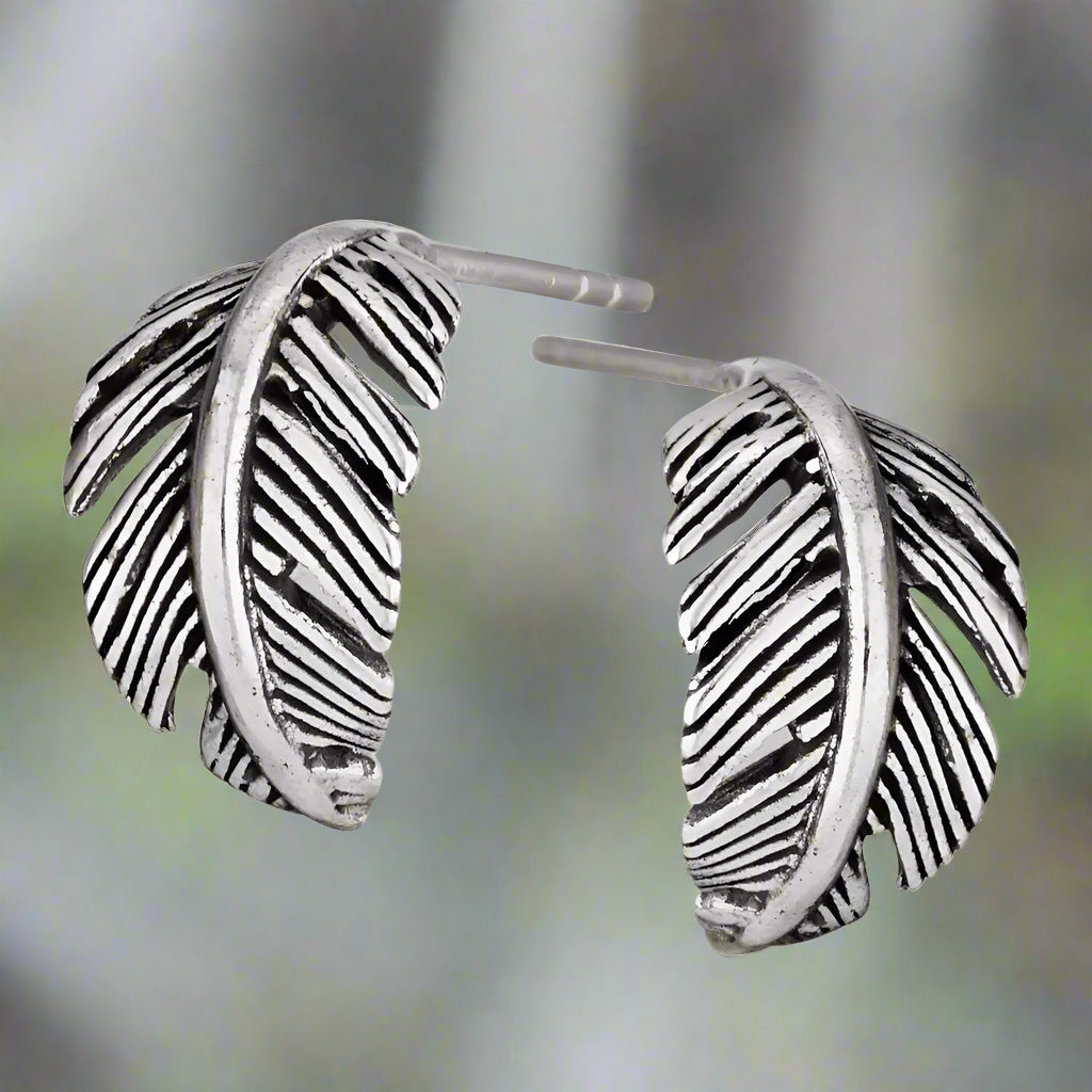 Tiger Mountain Jewelry Light As A Feather Sterling Silver Studs- E4625