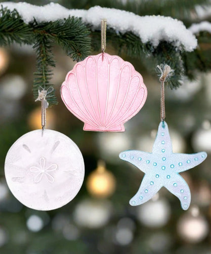 Kurt S. Adler Sand Dollar, Shell or Starfish Cookie Ornament