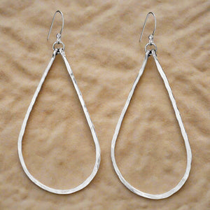 Tiger Mountain Jewelry Big Drops Sterling Silver Earrings-E4380