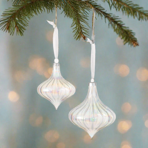Sullivans PEARLESCENT DROP ORNAMENT
