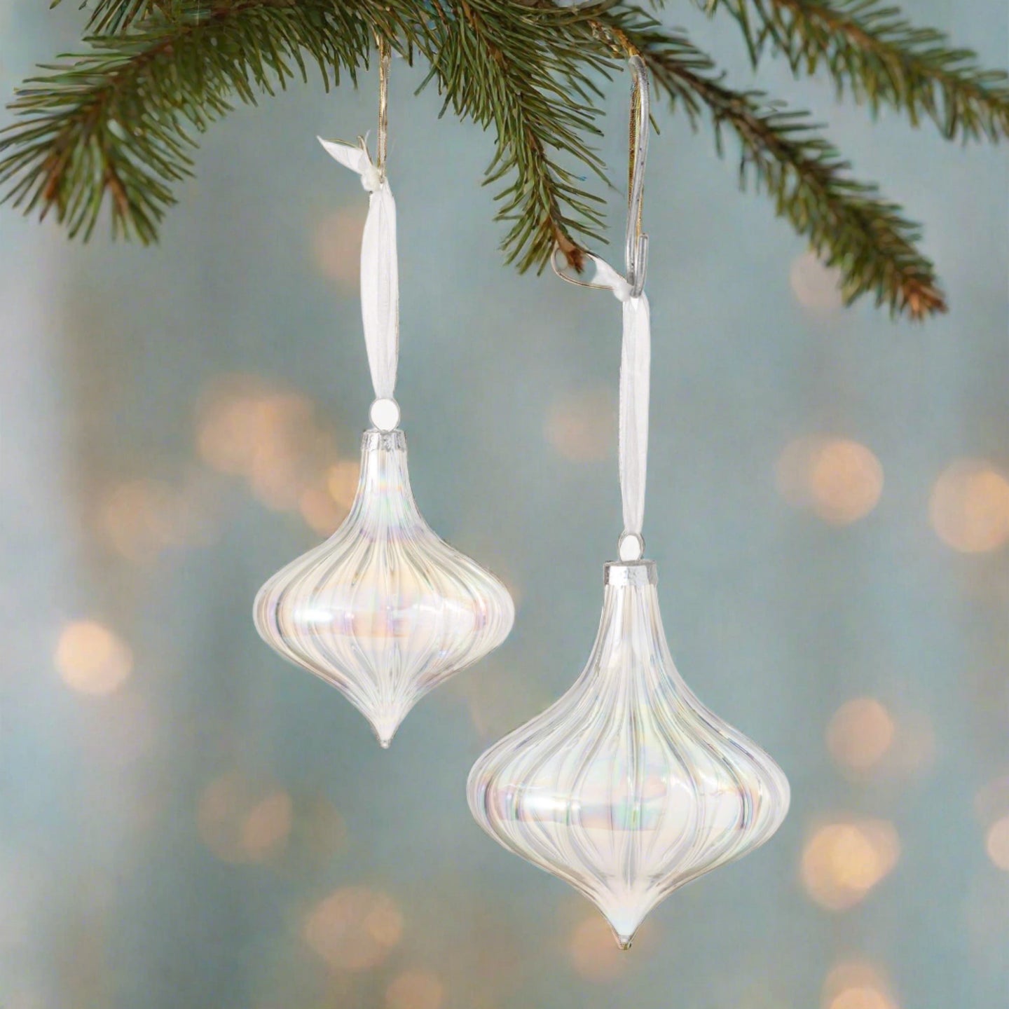 Sullivans PEARLESCENT DROP ORNAMENT