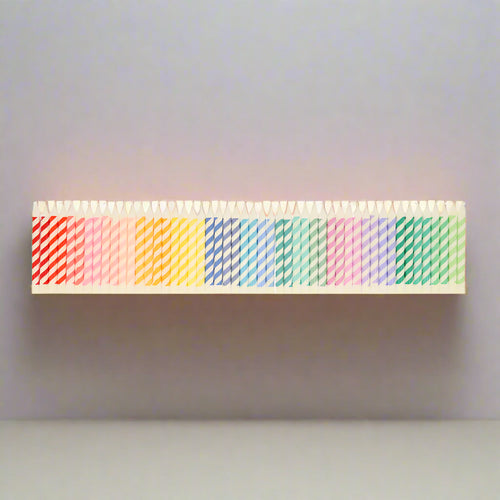 Meri Meri Rainbow Striped Mini Candles