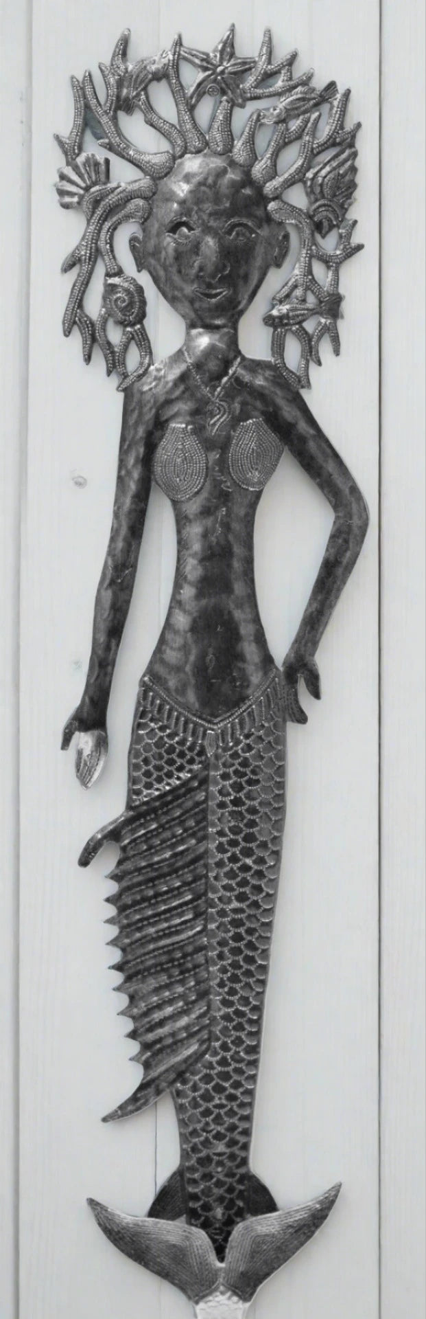Haitin Tin Art- Flipped Tail Mermaid