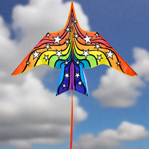 Premier Kites Thunderbird Kite - 90 in. Rainbow Stars