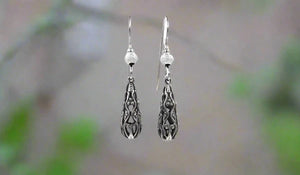 Silver Forest Earrings- NE-1625