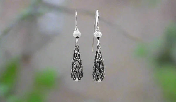 Silver Forest Earrings- NE-1625