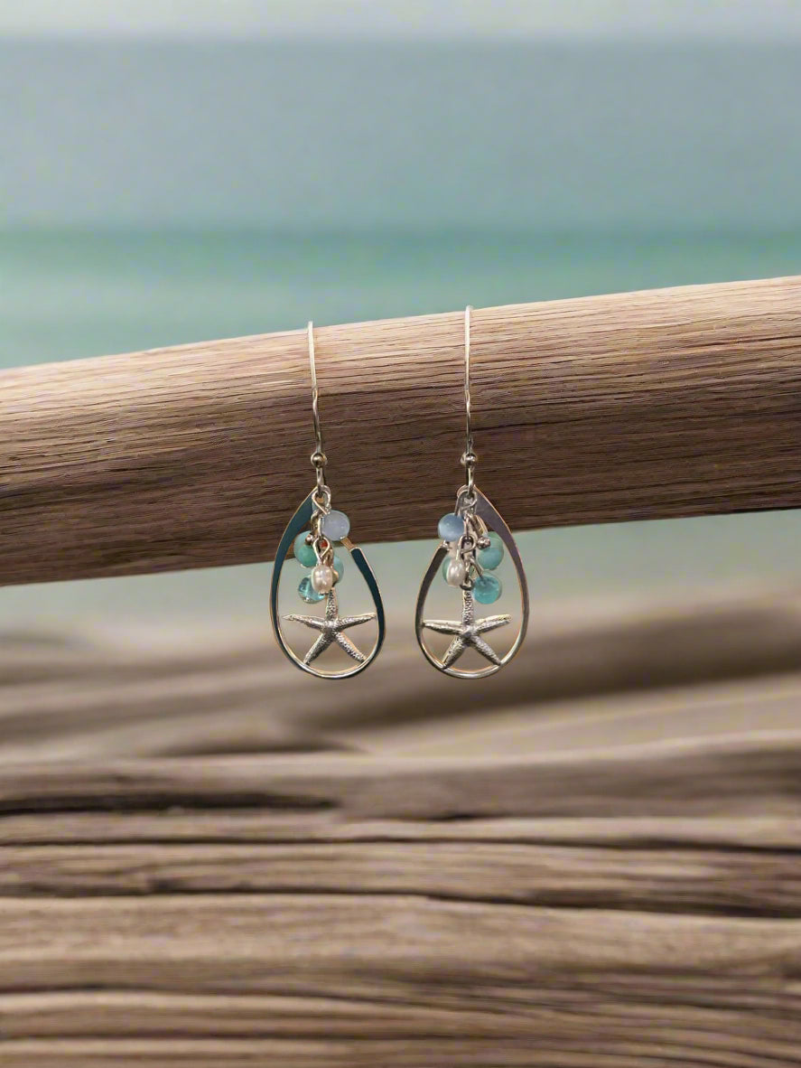 Silver Forest Earrings-NE-2279