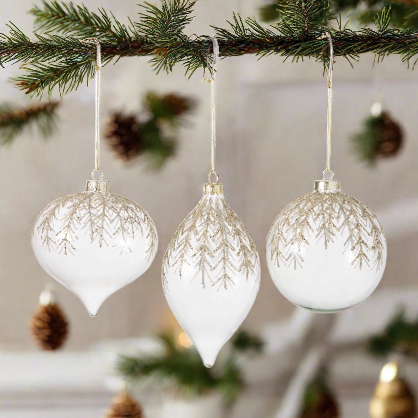 Sullivan Gift GOLD PINE ORNAMENT
