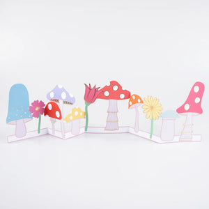 Meri Meri Mushroom Concertina Card
