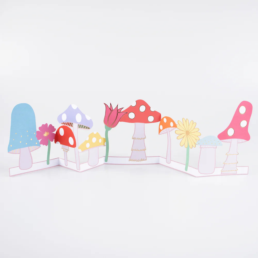 Meri Meri Mushroom Concertina Card