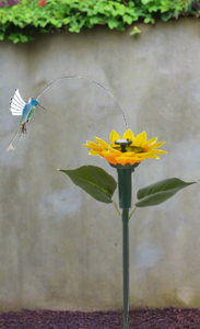 Ganz Solar Hummingbird Garden Stake