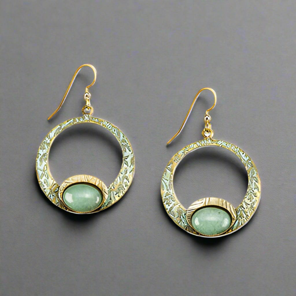 Silver Forest Earrings-NE-0805