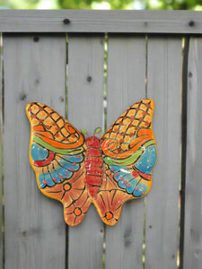 Hand Crafted Talavera Pottery Butterfly