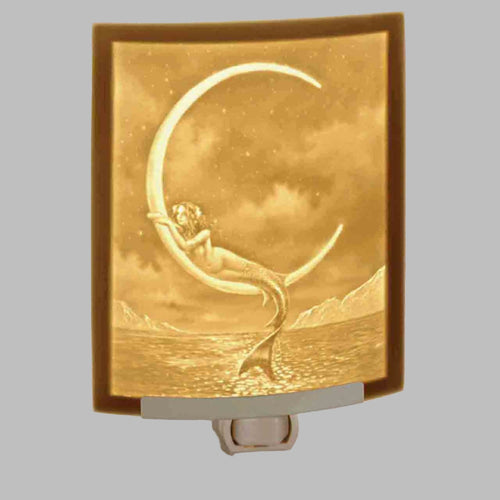 The Porcelain Garden Nightlight- MERMAID & MOON-NR114