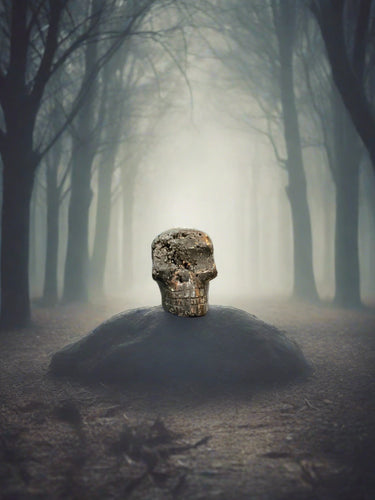 Hand Carved Pyrite Skull Media 1 of 1
