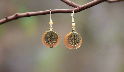 Silver Forest Earrings-NE-2124