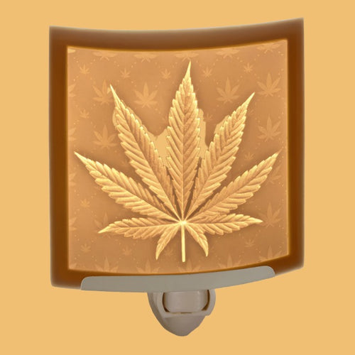 Porcelain Garden Nightlight- CANNABIS -NR343