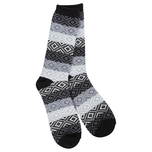 Crescent Sock Company Weekend Gem Crew-Black Multi