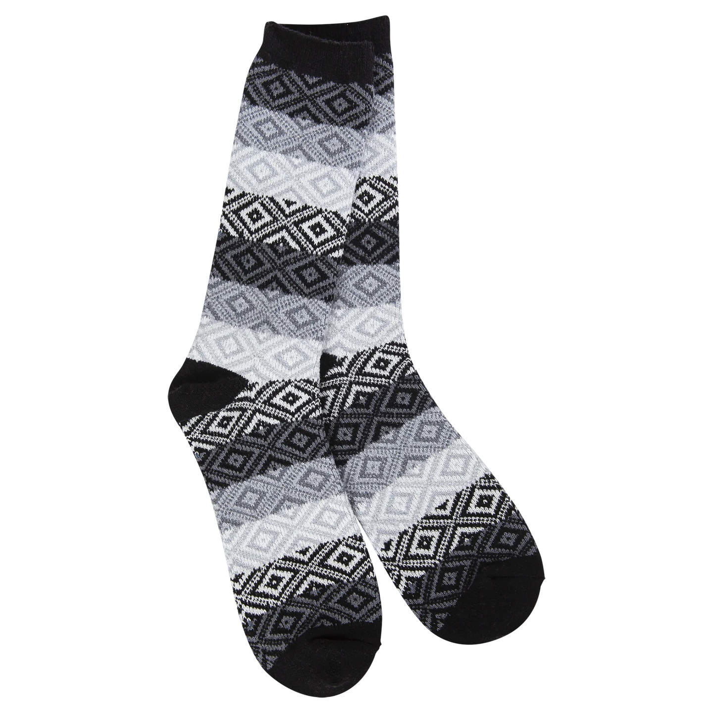 Crescent Sock Company Weekend Gem Crew-Black Multi