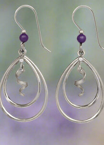 Silver Forest Earrings- NE-2147