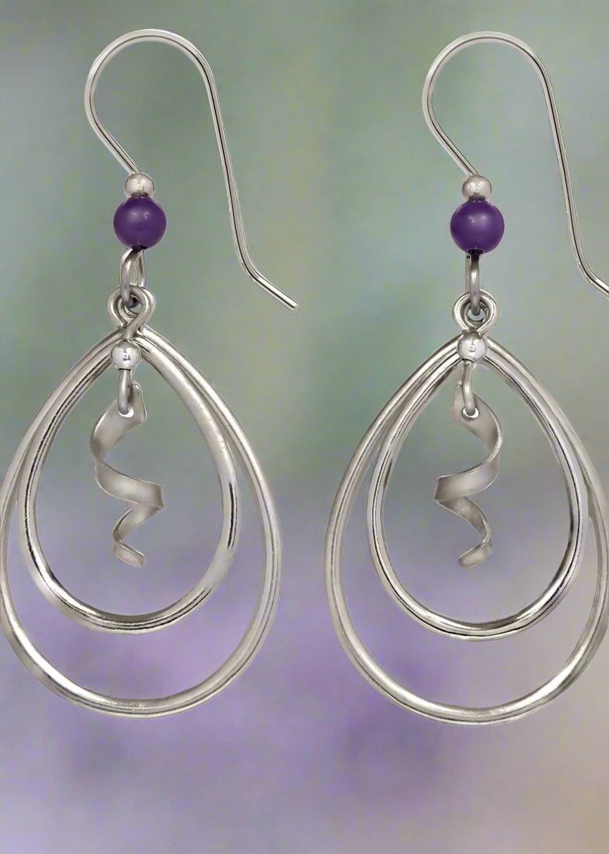 Silver Forest Earrings- NE-2147