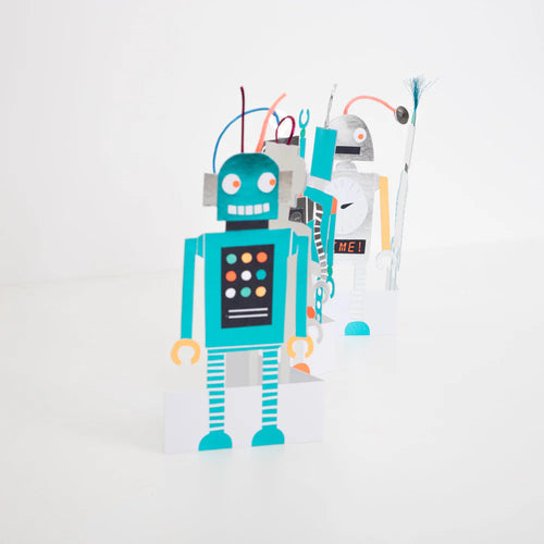 Meri Meri Robots Birthday Card