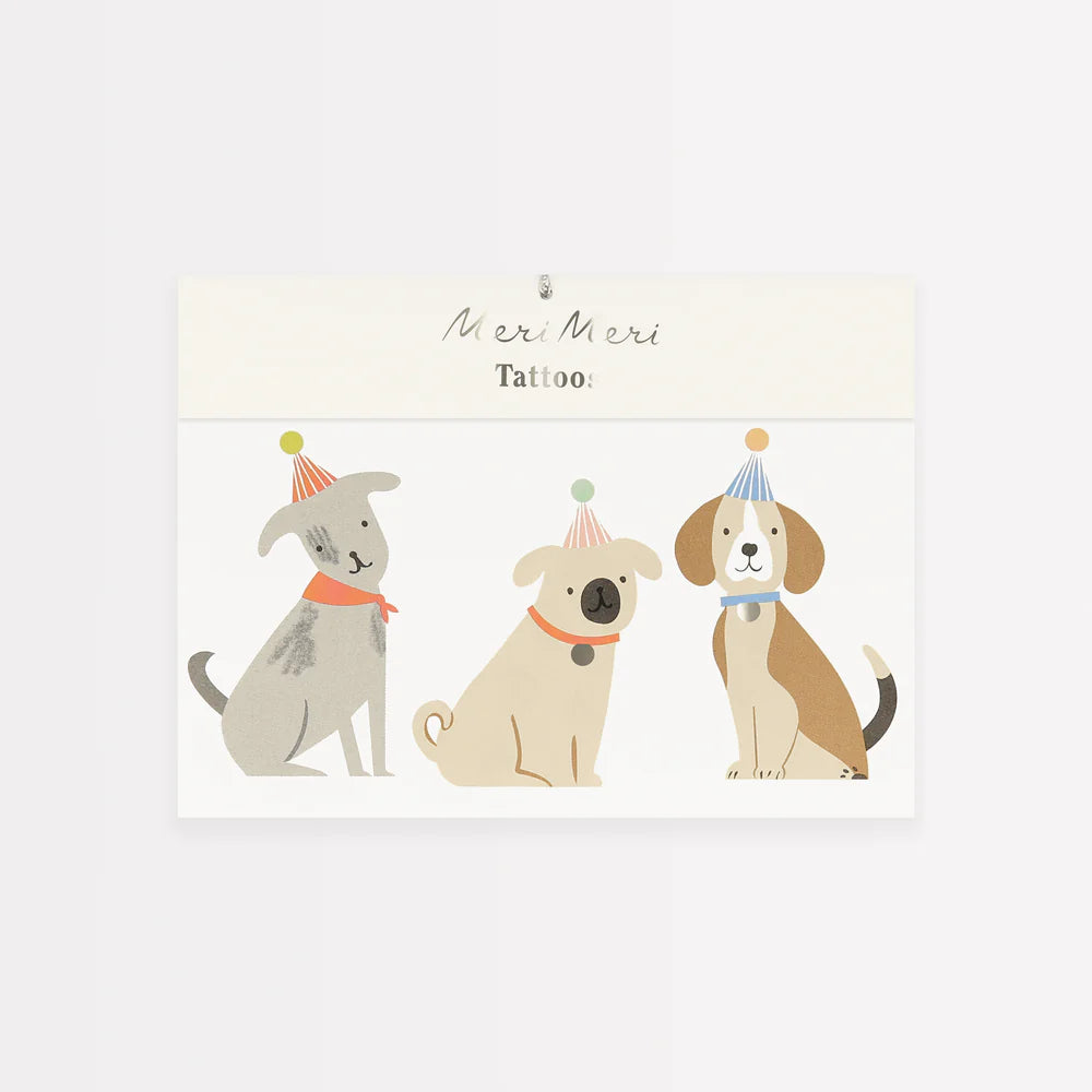 Meri Meri Puppy Temporary Tattoos