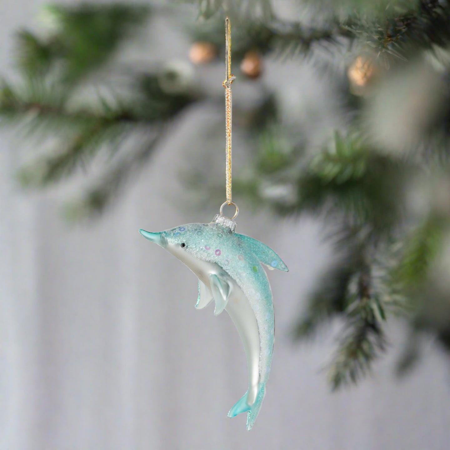 Sullivans IRIDESCENT DOLPHIN ORNAMENT
