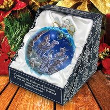Load image into Gallery viewer, Let Us Adore Him Glass Ornament Limited Edition by D. Gelsinger - Nativity Holiday Decor - 73897-1839
