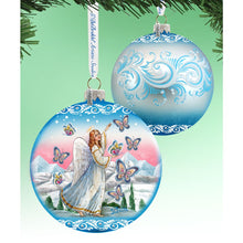 Load image into Gallery viewer, Serenity Angel Glass Ornament Limited Edition by G. DeBrekht - Christmas Decor - 73885
