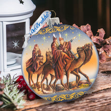 Load image into Gallery viewer, Nostalgic Tree Kings Journey Glass Ornament Limited Edition by G. DeBrekht - Nativity Holiday Decor - 73882
