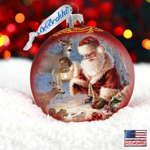 Load image into Gallery viewer, Abundance of Joy Glass Ornament Limited Edition by D Gelsinger - Christmas Santa Snowman Decor - 73890-0104
