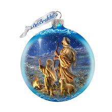 Load image into Gallery viewer, Shepherds Glass Ornament Limited Edition by D. Gelsinger - Nativity Holiday Décor - 73896-1838
