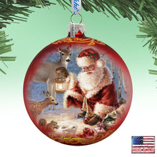 Load image into Gallery viewer, Abundance of Joy Glass Ornament Limited Edition by D Gelsinger - Christmas Santa Snowman Decor - 73890-0104
