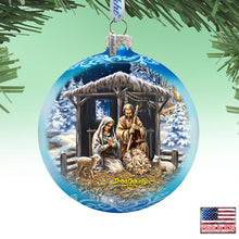Load image into Gallery viewer, The Prince of Piece Glass Ornament Limited Edition by D. Gelsinger - Nativity Holiday Decor - 73913-DG
