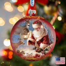 Load image into Gallery viewer, Abundance of Joy Glass Ornament Limited Edition by D Gelsinger - Christmas Santa Snowman Decor - 73890-0104
