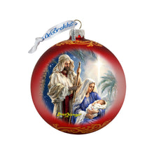 Load image into Gallery viewer, Holy Night Glass Ornament Limited Edition by D. Gelsinger - Nativity Holiday Decor - 73894R-DG
