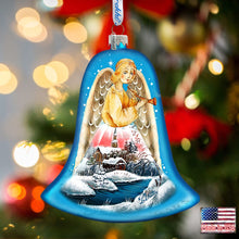 Load image into Gallery viewer, Angels Glass Ornament Set of 3 by G. DeBrekht - Nativity Holiday Decor - 73160-B3
