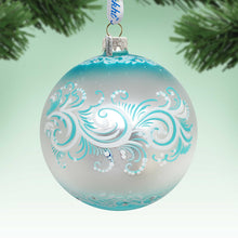 Load image into Gallery viewer, Reaching High Dwarfs Lg Glass Ornament in Blue by Gelsinger - Christmas Decor - 73927B-DG
