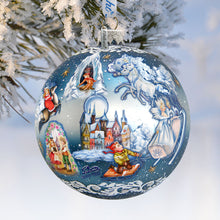 Load image into Gallery viewer, Limited Edition, Oversized Snow Queen Ball Glass Ornament, Christmas Decor - 73852 by G. DeBrekht
