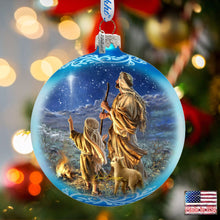 Load image into Gallery viewer, Shepherds Glass Ornament Limited Edition by D. Gelsinger - Nativity Holiday Décor - 73896-1838
