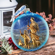 Load image into Gallery viewer, Shepherds Glass Ornament Limited Edition by D. Gelsinger - Nativity Holiday Décor - 73896-1838
