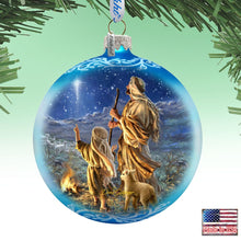 Load image into Gallery viewer, Shepherds Glass Ornament Limited Edition by D. Gelsinger - Nativity Holiday Décor - 73896-1838
