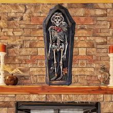 Load image into Gallery viewer, Skeleton Coffin Holiday Door Decor by G. DeBrekht - Halloween Decor - 8652797H
