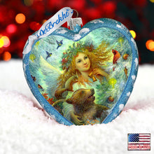 Load image into Gallery viewer, Christmas Bells Glass Ornament Limited Edition by Strelkina at G. DeBrekht - Christmas Decor - 738-082-ST
