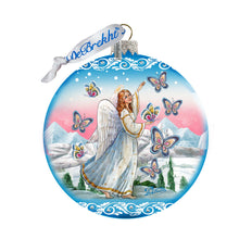 Load image into Gallery viewer, Serenity Angel Glass Ornament Limited Edition by G. DeBrekht - Christmas Decor - 73885
