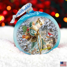 Load image into Gallery viewer, Saint Nicholas Glass Ornament Limited Edition by D. Gelsinger - Christmas Decor - 73918-DG
